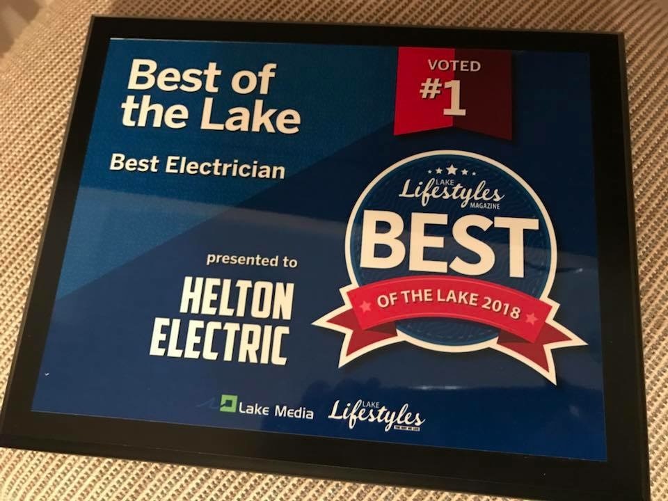 Lakes Best Electrician for 2018